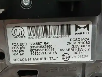 Tweedehands auto-onderdeel gps-navigatiesysteem voor jeep compass ii busines 4x2 oem iam-referenties 68455716af  501532460 Tweedehands auto-onderdeel gps-navigatiesysteem voor jeep compass ii busines 4x2 oem iam-referenties 68455716af  501532460