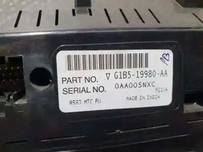 Second-hand car spare part heating / air conditioning control panel for ford ka+ ultimate oem iam references g1b519980aa  0aa005nxc