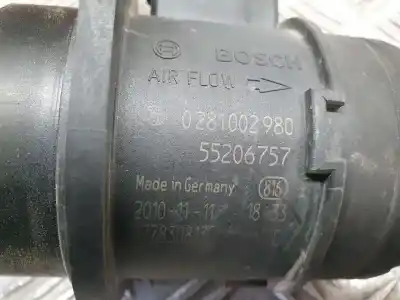Second-hand car spare part flowmeter for fiat doblo cargo basis kasten oem iam references 55206757  0281002980