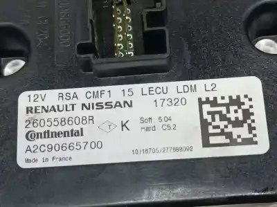 Pezzo di ricambio per auto di seconda mano centralina luce per renault captur zen riferimenti oem iam 260558608r  a2c90665700
