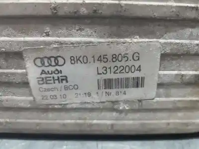 Peça sobressalente para automóvel em segunda mão intercooler por audi a4 berlina (b8) básico referências oem iam 8k0145805g  l3122004