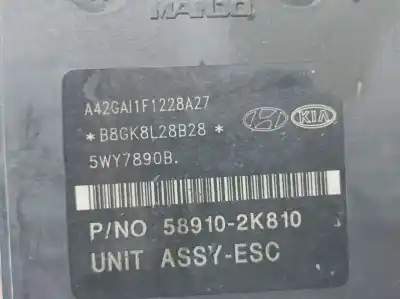 Peça sobressalente para automóvel em segunda mão abs por kia soul diva referências oem iam 589102k810  bh6013a410