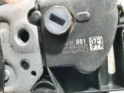 Second-hand car spare part left front door lock for citroen c3 feel oem iam references 123981  16942935