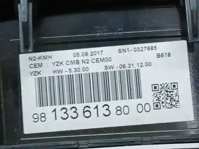 Peça sobressalente para automóvel em segunda mão quadrante por citroen c3 feel referências oem iam 9813361380  
