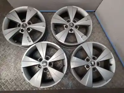 Second-hand car spare part rims set for skoda octavia combi (5e5) active oem iam references 6.5x16 5 torn et46