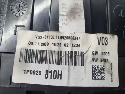 Peça sobressalente para automóvel em segunda mão quadrante por seat leon (1p1) reference referências oem iam 1p0920810h vd0 a2c53375371