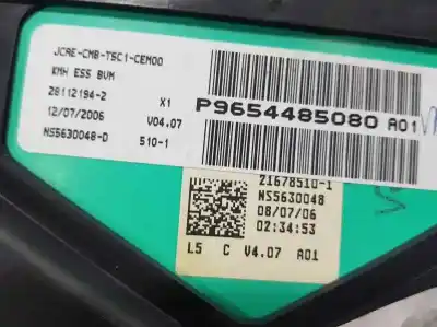 Автозапчастина б/у панель інструментів для peugeot 307 break/sw (s2) sw посилання на oem iam 9654485080  6103k1