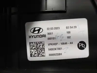 Автозапчастина б/у панель інструментів для hyundai i10 (ac3) essence посилання на oem iam 94003k7001 30000zqbh vpkhdf10849ak