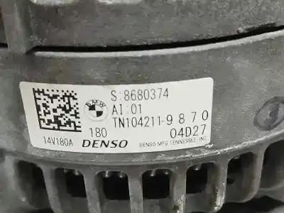 Автозапчастина б/у генератор для mini mini 5-trg. (f55) cooper посилання на oem iam 8680374  1042119870