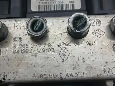 Peça sobressalente para automóvel em segunda mão abs por dacia sandero laureate referências oem iam 476604621r  0265232718