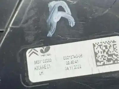 Second-hand car spare part left tailgate light for citroen c4 lim. 1.2 12v e-thp oem iam references 9831100280  