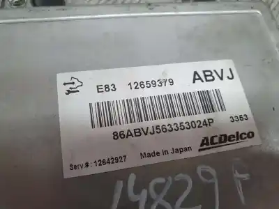 Second-hand car spare part electronic module for opel astra j lim. cosmo oem iam references 12659379  12642927