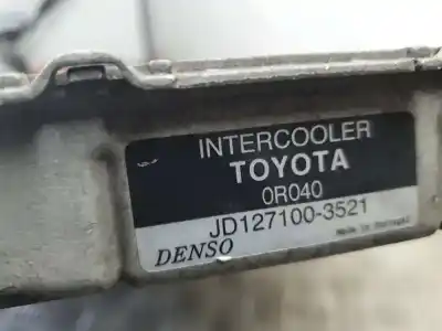 Peça sobressalente para automóvel em segunda mão intercooler por toyota auris active referências oem iam jd1271003521  