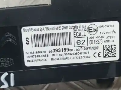Автозапчасти б/у электронный модуль за citroen c3 aircross ii (2r_, 2c_) 1.5 bluehdi 110 ссылки oem iam 9839316980  503551640480