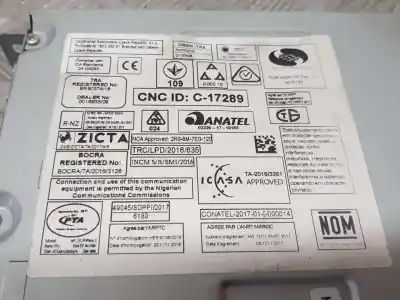 Pezzo di ricambio per auto di seconda mano impianto audio / radio cd per citroen c3 feel riferimenti oem iam 9821908880  