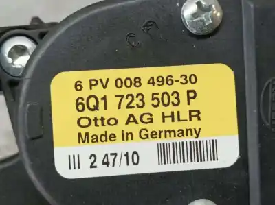 Автозапчастина б/у педальний потенціометр для audi a1 (8x) ambition посилання на oem iam 6q1723503p  6pv00849630 Автозапчастина б/у педальний потенціометр для audi a1 (8x) ambition посилання на oem iam 6q1723503p  6pv00849630