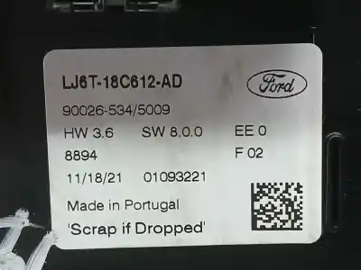 Автозапчасти б/у климат-контроль за ford kuga titanium plug-in hybrid ссылки oem iam lj6t18c612ad 2534657 2534657