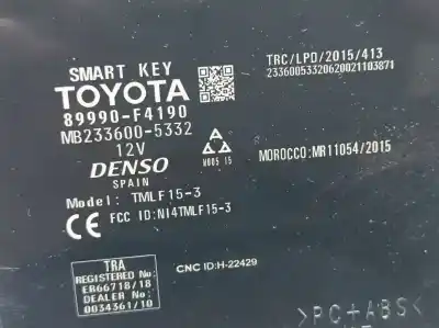 Pièce détachée automobile d'occasion module électronique pour toyota c-hr hybrid dynamic références oem iam 89990f4190  2336005332