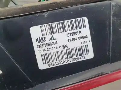 Second-hand car spare part right tailgate light for hyundai i20 active link oem iam references 92404c8000  02067599900010
