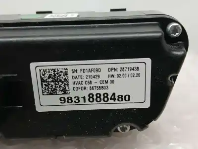 Автозапчастина б/у клімат-контроль для opel mokka gs line посилання на oem iam 9831888480  28719438
