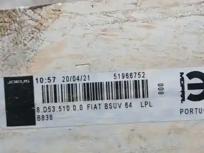 Pezzo di ricambio per auto di seconda mano intercooler per jeep compass ii busines 4x2 riferimenti oem iam 51966752  8d5351000 Pezzo di ricambio per auto di seconda mano intercooler per jeep compass ii busines 4x2 riferimenti oem iam 51966752  8d5351000