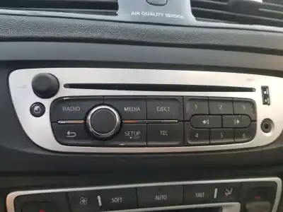 Peça sobressalente para automóvel em segunda mão sistema de áudio / rádio cd por renault scenic iii grand dynamique referências oem iam 281158115r