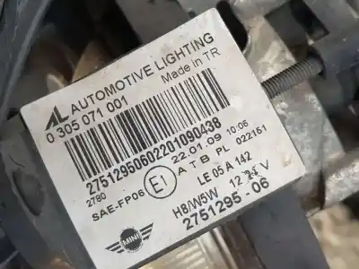 Автозапчасти б/у правая противотуманная фара за mini mini (r56) cooper d ссылки oem iam 63172751295  