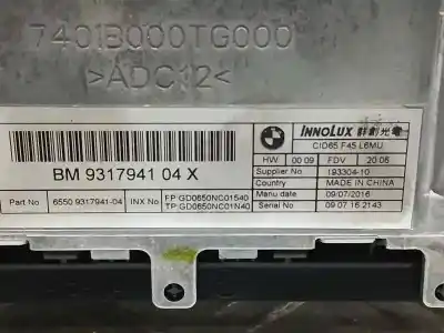 Автозапчасти б/у gps-навигационная система за bmw serie 2 active tourer (f45) 216d ссылки oem iam 65509317941 1nnolux 19330410