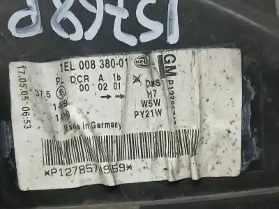 Second-hand car spare part left headlight for saab 9-3 cabrio 2.0 oem iam references 1278574959  1el00838001