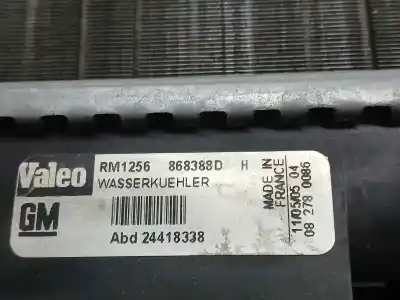 Second-hand car spare part water radiator for saab 9-3 cabrio 2.0 oem iam references 24418338  868388d