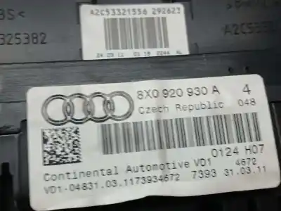Автозапчасти б/у приборная доска за audi a1 (8x) ambition ссылки oem iam 8x0920930a  a2c53362650 Автозапчасти б/у приборная доска за audi a1 (8x) ambition ссылки oem iam 8x0920930a  a2c53362650
