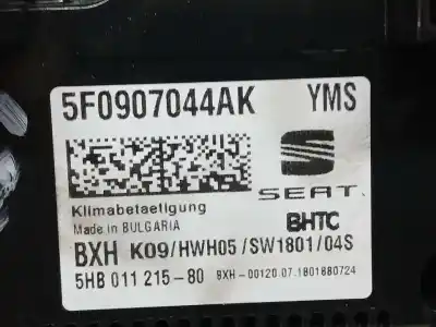 Автозапчастина б/у клімат-контроль для seat leon st (5f8) reference посилання на oem iam 5f0907044ak  5hb01121580
