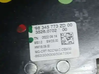 Peça sobressalente para automóvel em segunda mão módulo / sistema de navegação gps por citroen berlingo feel m referências oem iam 98345773zd  35260702