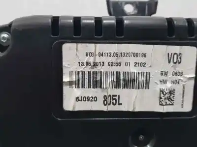 Peça sobressalente para automóvel em segunda mão quadrante por seat ibiza (6j5) reference referências oem iam 6j0920805l  6j0920