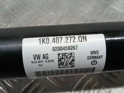 Автозапчастина б/у передня права трансмісія для seat leon st (5f8) reference посилання на oem iam 1k0407272qn  