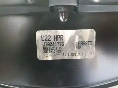 Second-hand car spare part electric roof for peugeot 508 active oem iam references 96871211  w70041775