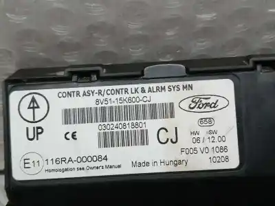 Second-hand car spare part fuse box unit for ford fiesta (cb1) ghia oem iam references 8v5115k600cj  f005v01086