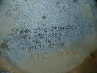 Second-hand car spare part transfer box for bmw x6 (e71) 3.5d oem iam references 7599886 137744 para cambio automatico 