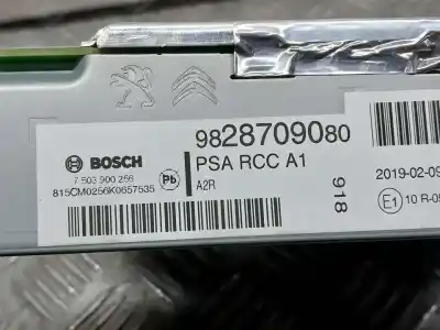 Second-hand car spare part audio system / radio cd for citroen c4 cactus origins oem iam references 9828709080  7503900256