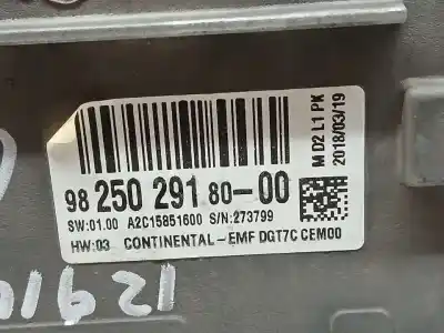 Автозапчасти б/у gps-навигационная система за citroen c-elysée shine ссылки oem iam 9825029180  a2c15851600