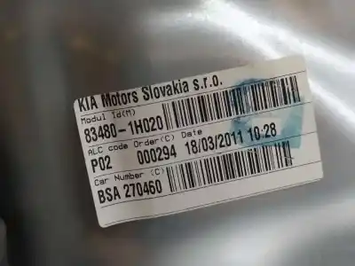 Автозапчастина б/у регулятор скла заднього правого для kia cee´d active посилання на oem iam 834801h020  