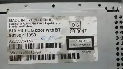 Автозапчасти б/у аудиосистема / радио cd за kia cee´d active ссылки oem iam 961601h050 a2c53354153 