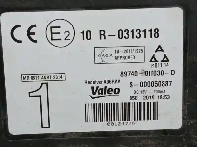 Second-hand car spare part electronic module for toyota aygo x-cite oem iam references 897400h030d  s000050887 Second-hand car spare part electronic module for toyota aygo x-cite oem iam references 897400h030d  s000050887