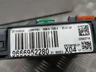 Second-hand car spare part fuse box unit for citroen c3 collection oem iam references 9666952280  22593719