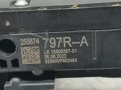 Pezzo di ricambio per auto di seconda mano comando pulito per renault captur ii equilibre riferimenti oem iam 255674797r  10508397