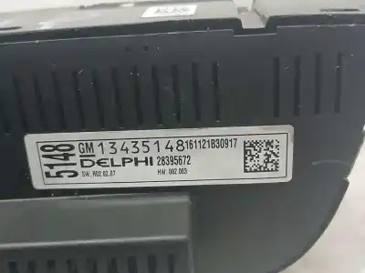 Second-hand car spare part climate control for opel meriva b selective oem iam references 13435154  28395672