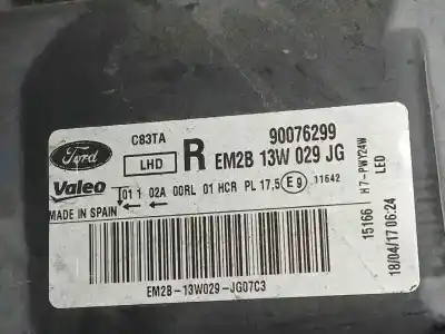 Second-hand car spare part right headlight for ford galaxy titanium oem iam references em2b13w029jg  90076299