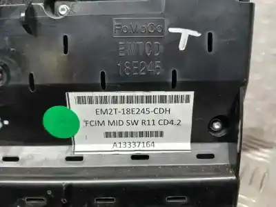 Peça sobressalente para automóvel em segunda mão comando de sofagem (chauffage / ar condicionado) por ford galaxy titanium referências oem iam em2t18e245cde  02750217