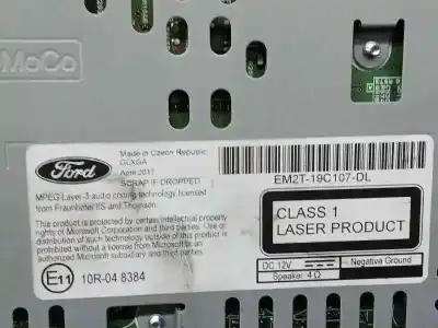 Pezzo di ricambio per auto di seconda mano impianto audio / radio cd per ford galaxy titanium riferimenti oem iam em2t19c107dl  