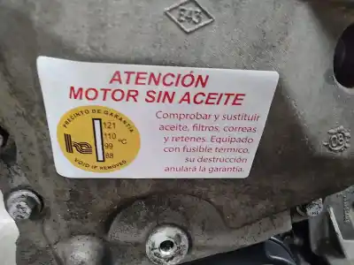 Second-hand car spare part complete engine for renault clio iii luxe privilege oem iam references d4fh784 k9k784 ref turbo: 7313820023kn2